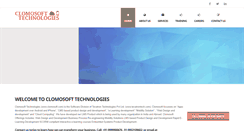 Desktop Screenshot of clomosoft.com