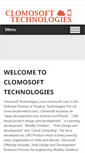 Mobile Screenshot of clomosoft.com